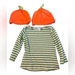 Bundle of 3 pumpkin costume items 12-18 months